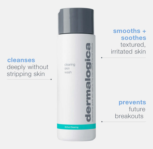 acne clearing skin wash